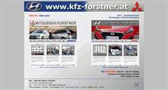 Desktop Screenshot of kfz-forstner.at